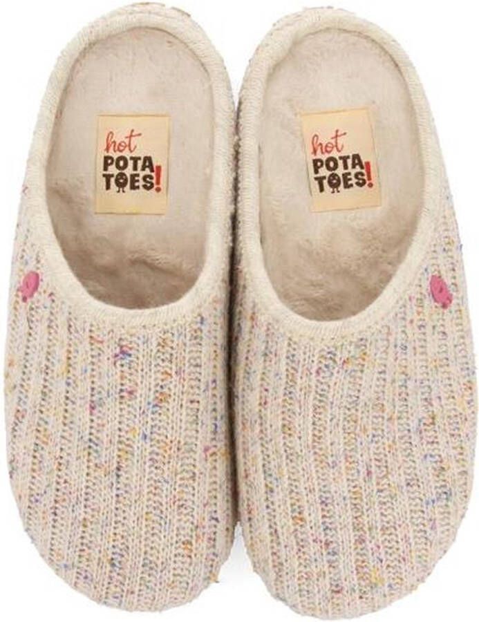 Hot Potatoes kids pantoffels Beige Jongens Meisjes Polyester Melée 34 - Foto 1