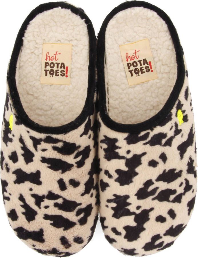 Hot potatoes Pantoffels 67838 Beige Bruin