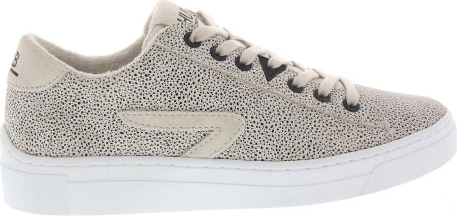 Hub dames sneaker Wit zwart