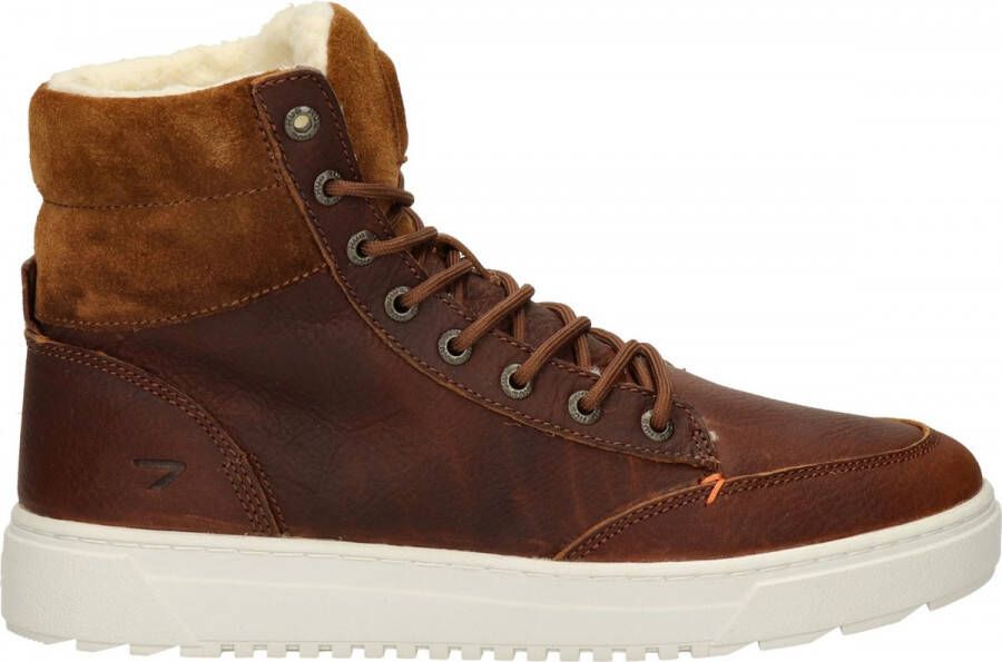 Hub Dublin 2.0 heren sneaker Cognac