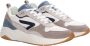 Hub Glide white navy ele tal blue gum Wit Suede Lage sneakers - Thumbnail 6