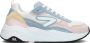 Hub Glide-z Lage sneakers Leren Sneaker Dames Blauw - Thumbnail 2