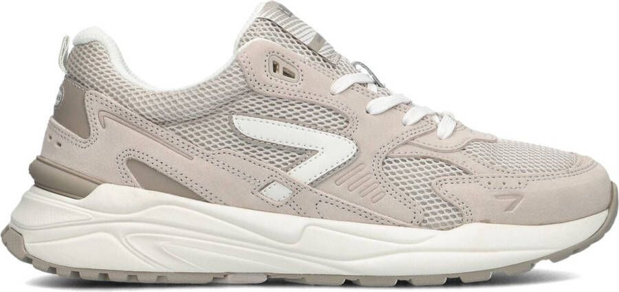 Hub Grid-m Lage sneakers Leren Sneaker Heren Beige