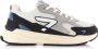 Hub Grid | white navy Wit Suede Lage sneakers Heren - Thumbnail 1