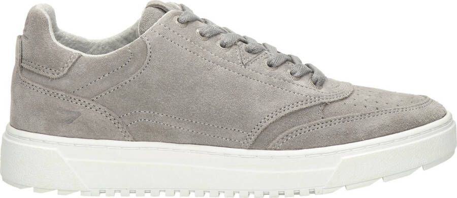 Hub Grijze Velvet Lage Sneakers Gray Heren