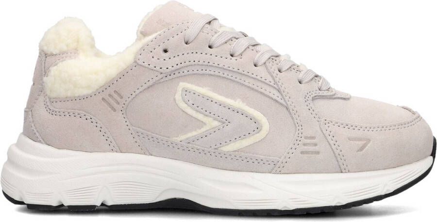 Hub Beige Suède Lage Dames Sneakers Beige Dames