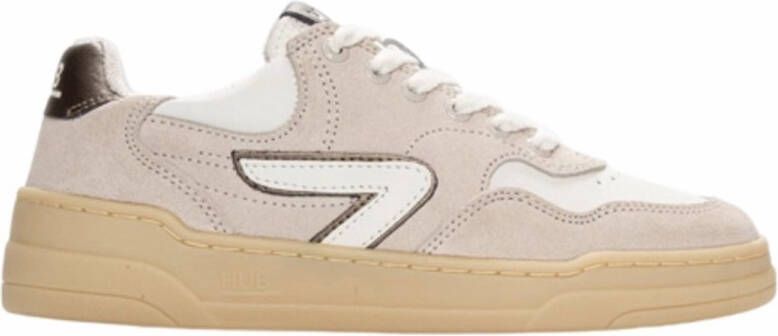 Hub Women Court S47 Off White Off White Antique Bronze Milky Gum