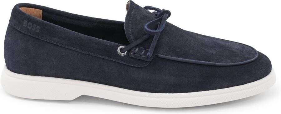 Hugo Boss Donkerblauwe Loafer Met Thermoplastische Polyurethaansamenstelling