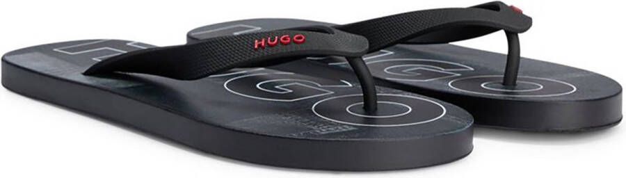 Hugo Boss Modieuze Slippers voor Zomer Gray Heren