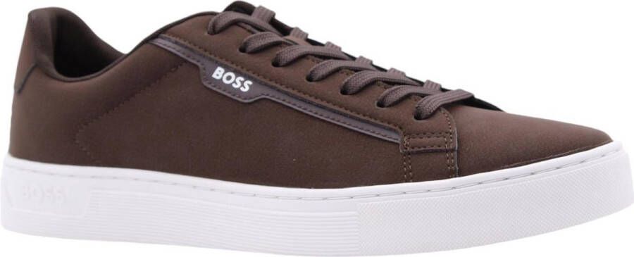 Hugo Boss Stijlvolle Sneaker Langestraat voor Mannen Brown Heren - Foto 1