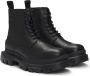 HUGO Veterboots van leer met labeldetails model 'Fabyan' - Thumbnail 1