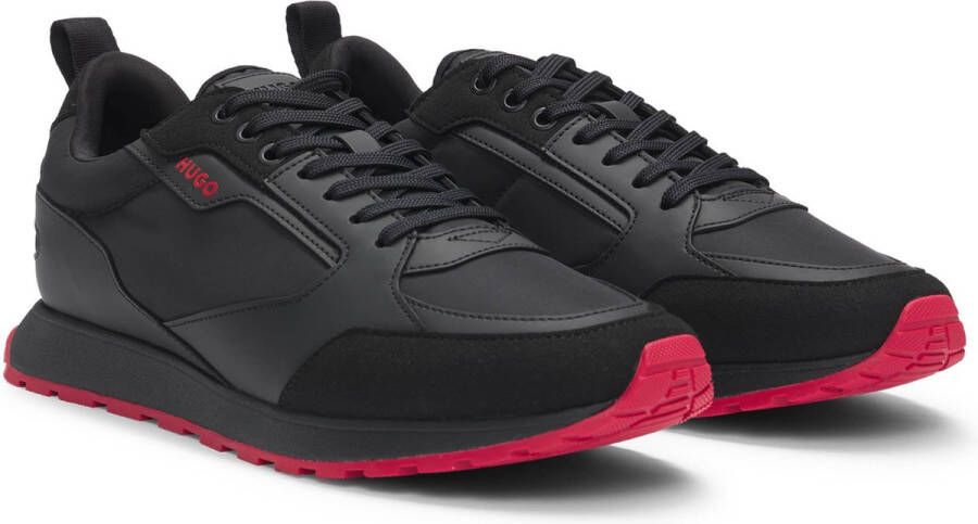 Hugo Boss Icelin Runn sneaker met suède details