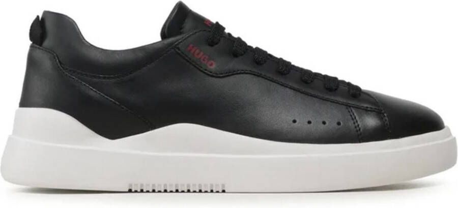 HUGO Sneakers van leer met labeldetails model 'Blake'