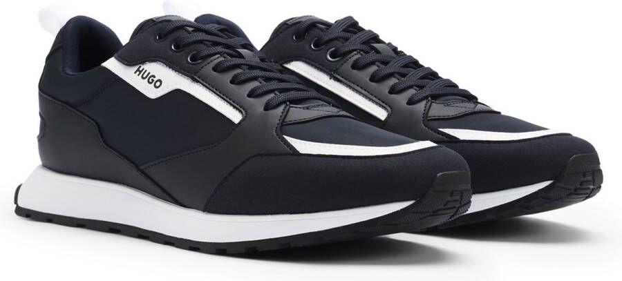 Hugo Boss Icelin Runn sneaker met suède details