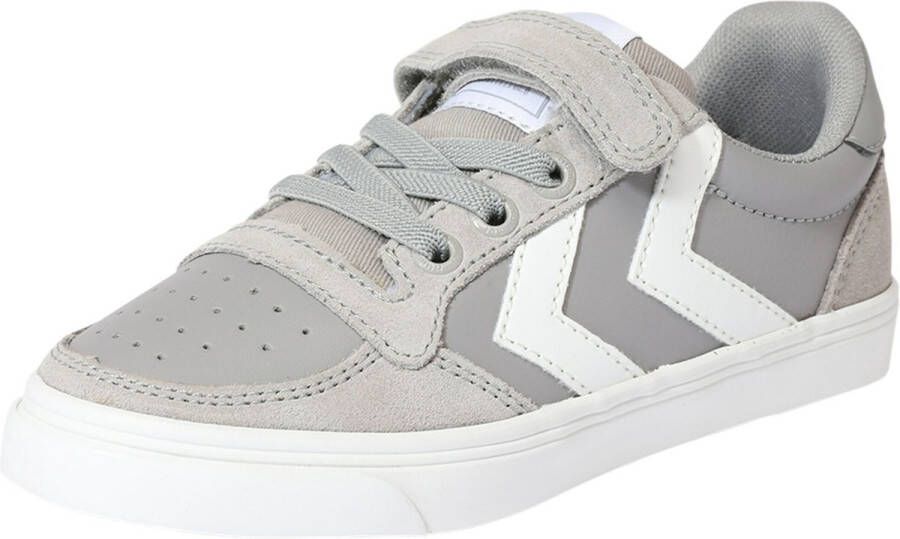 Hummel Kinder Sneaker Slimmer Stadil Leather Low Jr Alloy