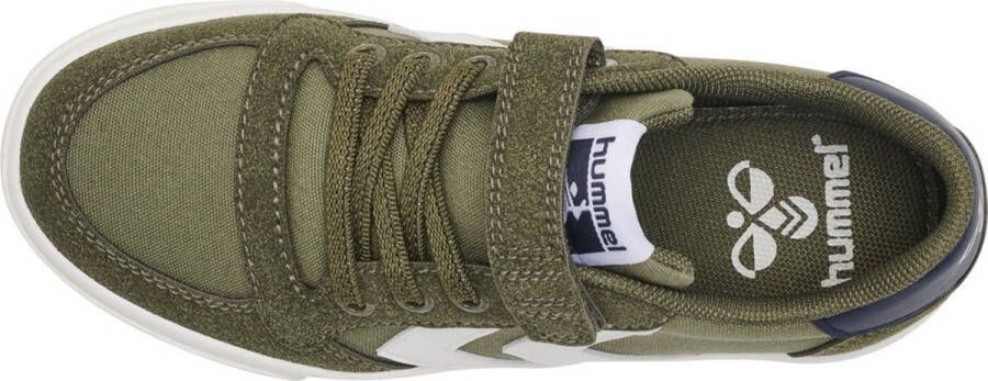 Hummel Kinder Sneaker Slimmer Stadil Low Jr Capulet Olive