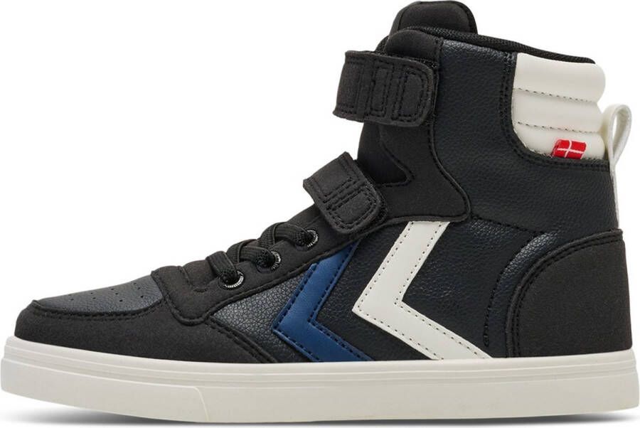 Hummel Kinder Sneakers high Slimmer Stadil Leather High Jr Black Blue