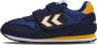 Hummel Kinder Sneakers Reflex Klett Jr Black Iris - Thumbnail 1