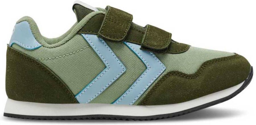 hummel Reflex Double Multi Sneakers Groen Jongen