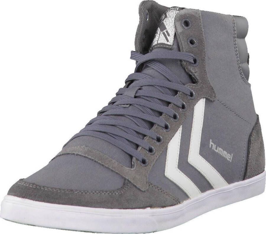 Hummel Slimmer Stadil Hoge Sneakers Grijs Man