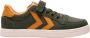 Hummel Kid's Slimmer Stadil Low Sneakers olijfgroen - Thumbnail 1