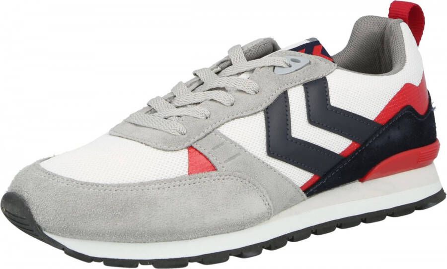 Hummel sneakers laag thor Weiß Navy Rauchgrau Feuerrot