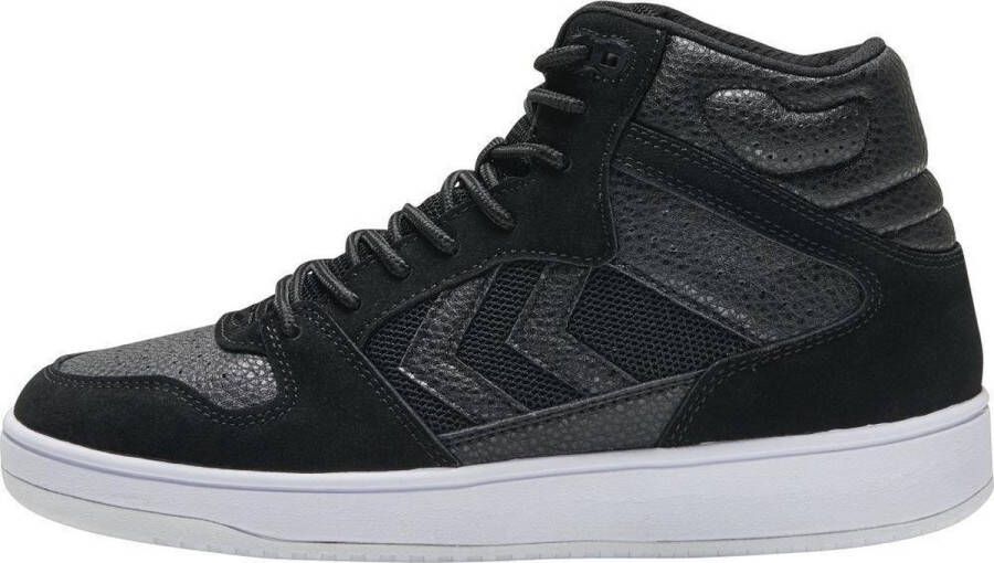 hummel St Power Play Mid Sneakers Heren Zwart