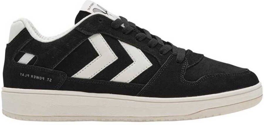 Hummel St. Power Play Suede Sneakers Zwart Man