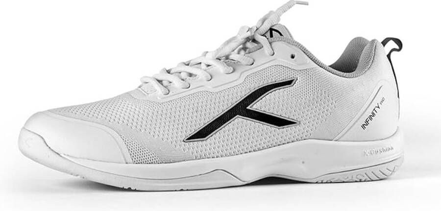 Hundred Infinity Pro Badminton Schoenen Indoor Sport Schoeisel Wit & Zwart Lichtgewicht Non-Marking Zool Anti-Slip Grip & Dempende Tussenzool Ademend Gebreid Bovenwerk