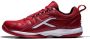 Hundred Raze non-marking professionele badmintonschoenen voor heren Materiaal: kunstleer Geschikt voor indoortennis squash tafeltennis basketbal en padel (rood wit ) - Thumbnail 2