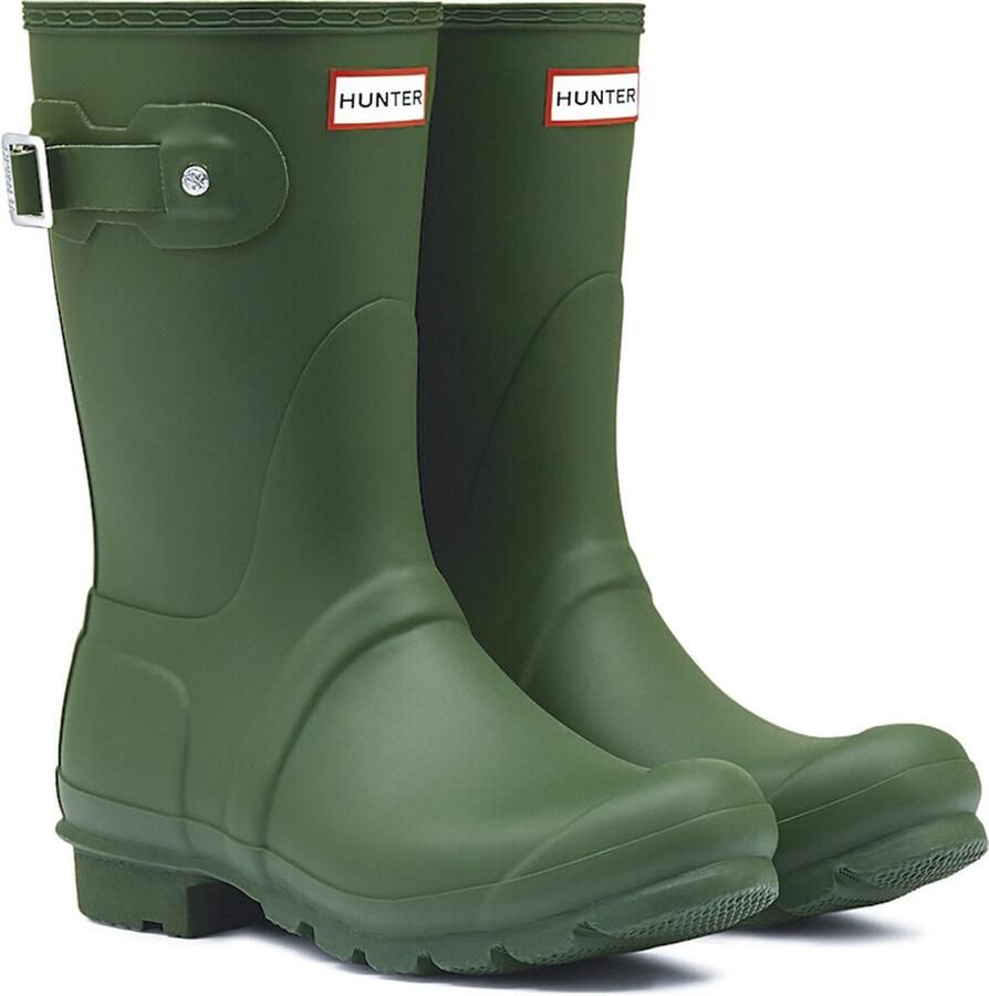Hunter Boots Women's Original Short Rubberlaarzen olijfgroen