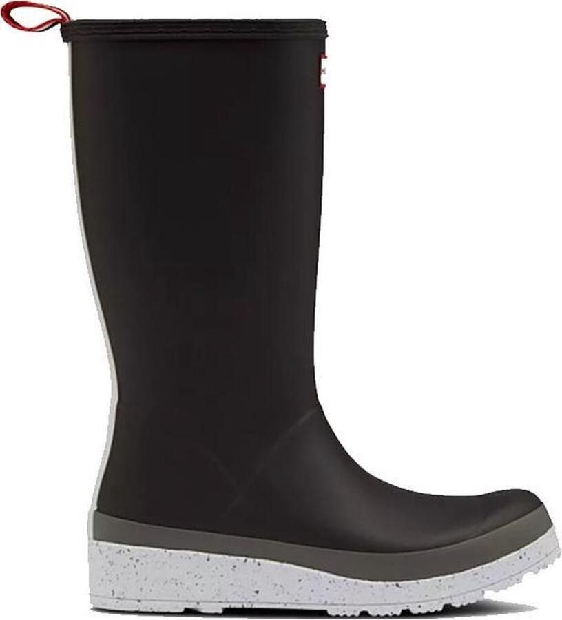 Hunter Play Tall Speckle Sole Wellington Boots WMS Regenlaarzen Dames Donkergrijs