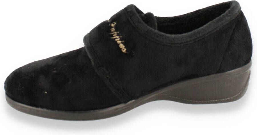 Hush Puppies 45.Doryo dames pantoffel ZWART