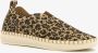 Hush Puppies Daisy dames instappers luipaardprint Beige Maat Uitneembare zool36 - Thumbnail 1