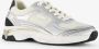 Hush Puppies dames dad sneakers zilver wit - Thumbnail 3