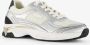 Hush Puppies dames dad sneakers zilver wit - Thumbnail 3