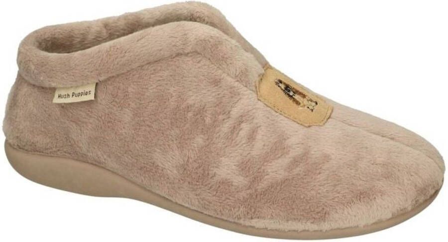 Hush Puppies -Dames nude oud-roze pantoffels