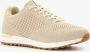 Hush Puppies dames sneakers beige Uitneembare zool - Thumbnail 3