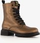 Hush Puppies dames veterboots brons Uitneembare zool - Thumbnail 1