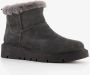 Hush Puppies gevoerde boots met imitatiebont grijs Echt leer - Thumbnail 1