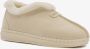 Hush Puppies gevoerde dames pantoffels beige Sloffen Echt leer Uitneembare zool - Thumbnail 1