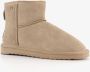 Hush Puppies gevoerde suede enkellaarsjes beige Echt leer - Thumbnail 1