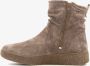 Hush Puppies gevoerde suede enkellaarsjes taupe Bruin Maat Echt leer Uitneembare zool39 - Thumbnail 3