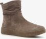 Hush Puppies gevoerde suede enkellaarsjes taupe Bruin Maat Echt leer Uitneembare zool39 - Thumbnail 1