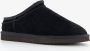 Hush Puppies gevoerde suede heren pantoffels zwart Sloffen Echt leer - Thumbnail 1