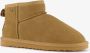 Hush Puppies gevoerde suede laarsjes camel Bruin Echt leer - Thumbnail 1