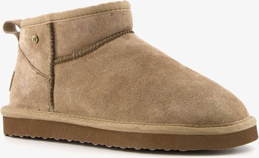 Hush Puppies gevoerde suede laarsjes lichtbruin Echt leer - Foto 1