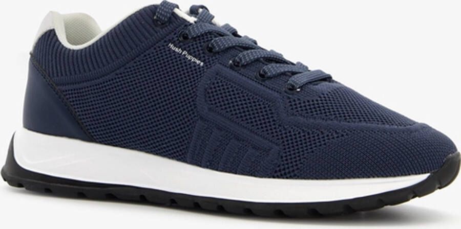 Hush Puppies heren sneakers blauw Extra comfort Memory Foam