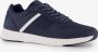 Hush Puppies heren sneakers blauw wit Uitneembare zool - Thumbnail 1