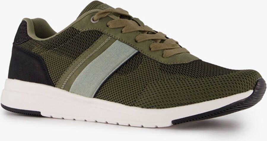 Hush Puppies heren sneakers groen Uitneembare zool